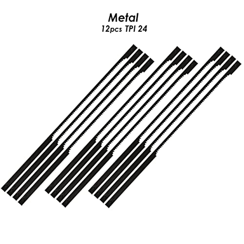 FOXBC 4-Inch Scroll Saw Blade Pin End Replacement for Dremel Moto-Saw MS20 MS20-01 MS51-01 MS52-01 MS53-01 48 Pack