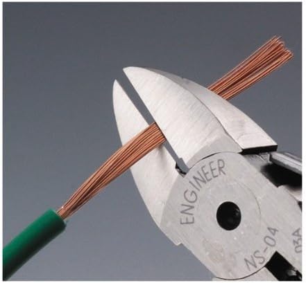 ENGINEER 4.75" Precision Mini Nippers Side Cutting Pliers, ESD Safe Grip - Image 4