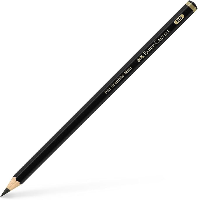 Faber-Castell Art & Graphic Pitt Graphite Matt Pencil, Matt Graphite, by Faber-Castell