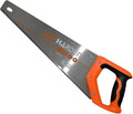 20" Hand Saw – Heavy-Duty High-Carbon Steel Blade, Ultra-Sharp Hardened Teeth, Double-Sided Ground for Faster Cutting, Soft TPR Handle – Ideal for Woodworking & Carpentry