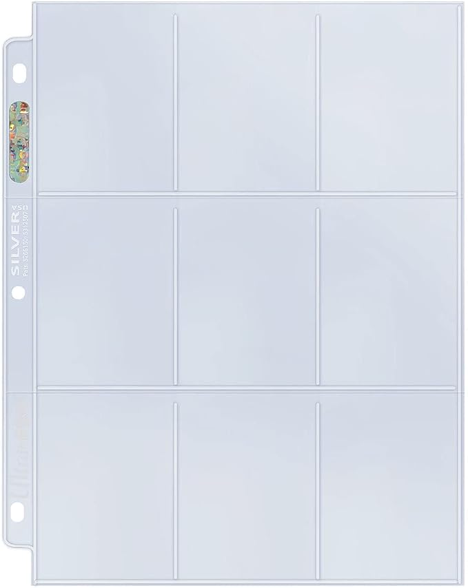 Ultra Pro 9-Pocket Silver Series Page Protector by UltraPro