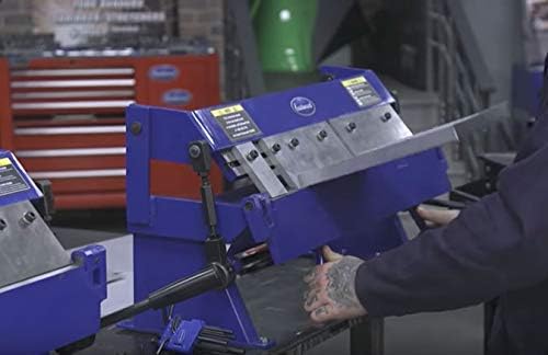 Eastwood 24 in. Box And Pan Sheet Metal Brake Easy Adjustment Box With 5 Adjustable Fingers