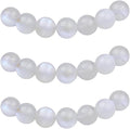 MJDCB Natural Round Stone Beads 4mm Blue Moonstone Loose Gemstone Beads by MJDCB
