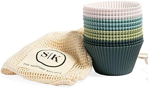 The Silicone Kitchen Reusable JUMBO Silicone Baking Cup, BPA Free, Dishwasher - Image 2