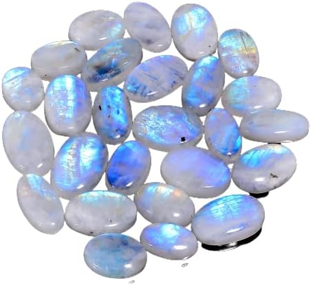 Natural Loose Gemstone 5 Piece Cabochons Lot Jewelry Making Loose Gemstone by Crysmona