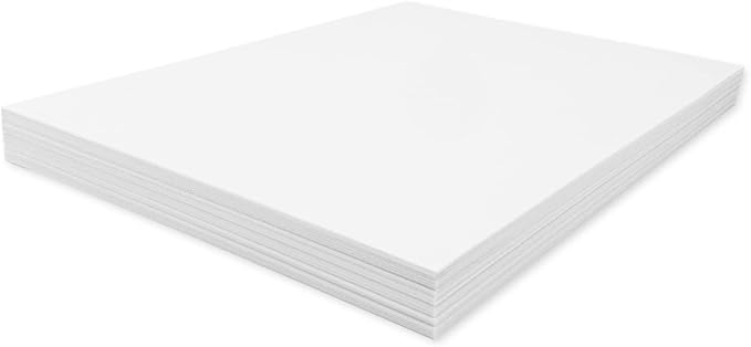 biguphate 24 PCS White EVA Foam Sheets 1mm Thick 15.7 x 11.8 Inches Craft Foam - Image 9