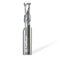 FivePears Up Cut Spiral Router Bit for CNC, 3/8 inch Cutting Diameter and 1-1/4 inch Cutting Length 1/2 inch Shank Carbide End Mill Router Bit for Wood Carving Engraving Grinding Grooving