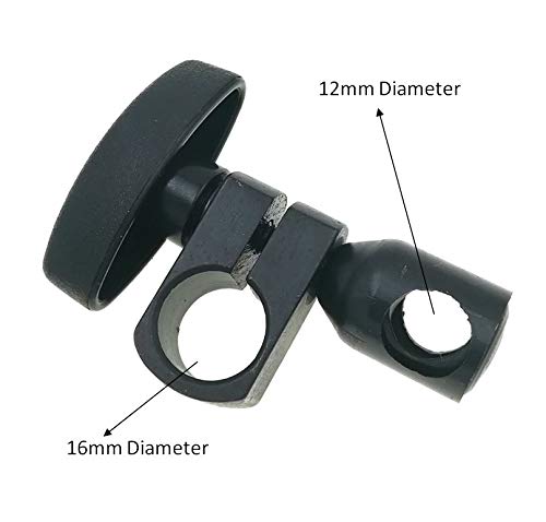 Suxing Sleeve Swivel Clamp Chuck for Magnetic Stands Holder Bar Dial Indicator Gauge 12mm Diameter Hole&16mm Diameter Hole(D12-D16)