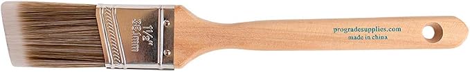 Pro Grade Angled Paint Brushes, 1.5 Inch Paint Brush Set - Image 2