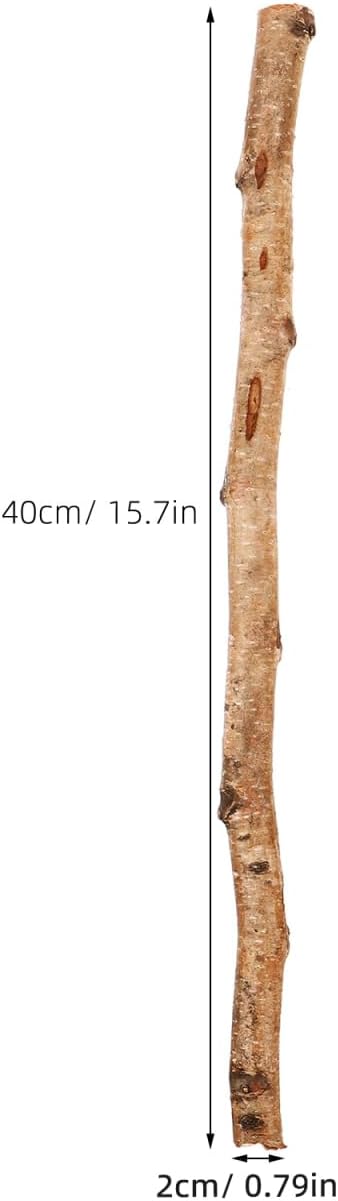 Natural Birch Wood Sticks 15.75 Inch Craft Sticks - Image 5