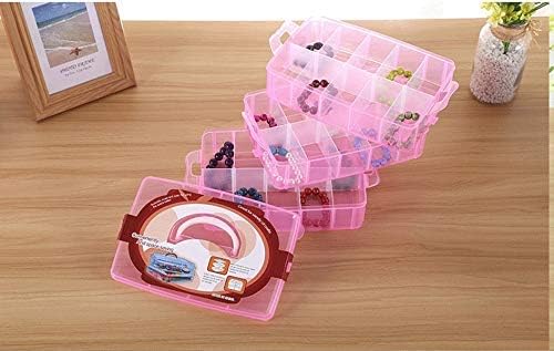 Sooyee Bead Organizer, 3-Tier Craft Organizers and Storage, Stackable Storage - Image 5