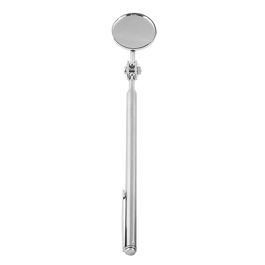Car Inspection Mirror, Telescoping Inspection Mirror with Handle, 30×600mm
