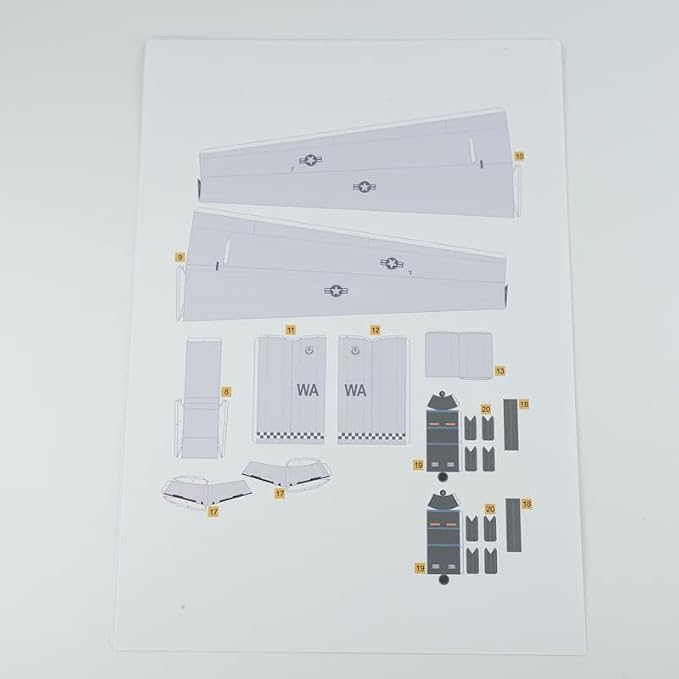 DAGIJIRD 1:32 DIY Paper US MQ-9 Reaper UAV 3D Plane Model Simulation Aviation - Image 3