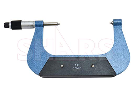 Shars 4-5" Screw Thread Micrometer with Anvil in Fitted Box 303-2374 P)