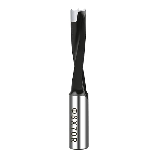 ASNOMY 5/16" Inch Carbide Forstner Drill Bit, 8mm Carbide Tipped Forstner Bit for Hard Wood, Wood Drilling Hole Saw Set Woodworking Hinge Cutter Tool Kits for Wood Plastic Plywood