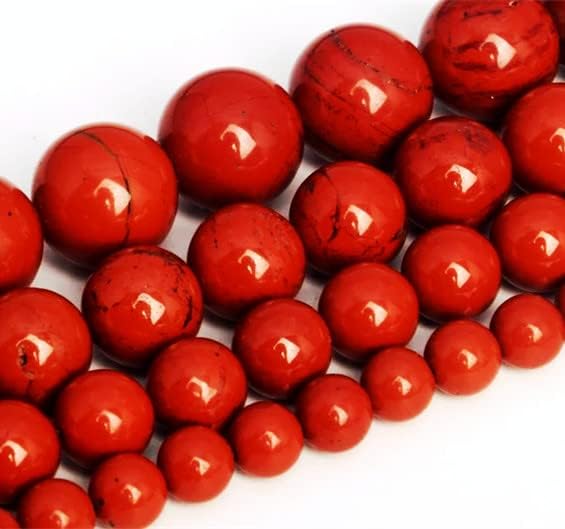Zenkeeper 108 Pcs Red Jasper Beads - Image 6