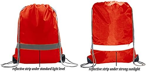 BeeGreen 30 Pieces Red Drawstring Bags Bulk String Backpacks, Cinch Sacks - Image 5