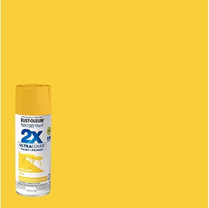 Rust-Oleum Painter's Touch 2X Ultra Cover Spray Paint, Sweet Mango | Indoor and by Rust-Oleum