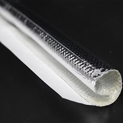 13mm - 1/2" Self Closed Aluminized Sleeve Heat Shield Protection Side Entry - Image 7