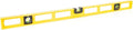 Mayes 10100 Polystyrene 3 Foot Level, 36 Inch Level Made in the USA, Contractor, Plumber, and Carpenter Tools, Impact Resistant Frame, Three Vials, Accurate to .001 Inch, Won’t Scratch Work Surfaces