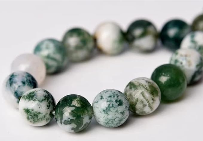 Zenkeeper 116 Pcs Moss Agate Beads - Image 6