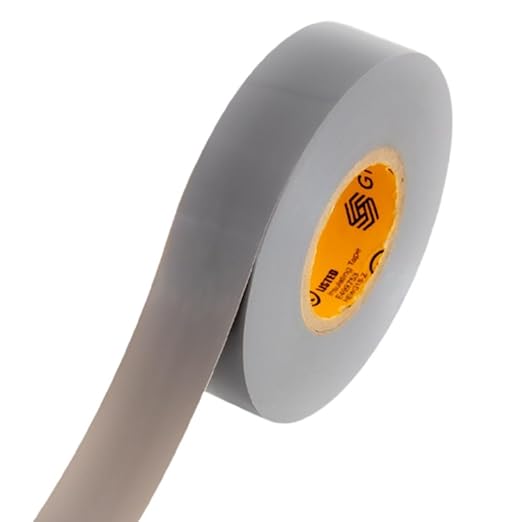 GTSE Gray Electrical Tape, 240 Rolls Bulk Box – Waterproof, Industrial Grade Vinyl, 3/4 in x 66ft– Strong Self-Adhesive Grey PVC Electric Tape for Wire Insulation, 7 Mil, 600V – UL/CSA Listed
