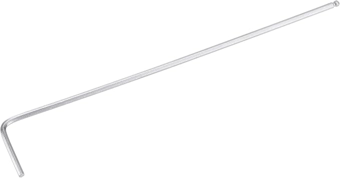 TOP-VIGOR 1Pc 1.5mm Ball End Hex Key Wrench, L Shaped Long Arm Allen Wrench for Household DIY, Professional Machine Repairing, CR-V