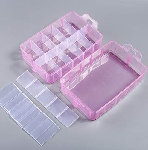 Sooyee Bead Organizer, 3-Tier Craft Organizers and Storage, Stackable Storage - Image 3