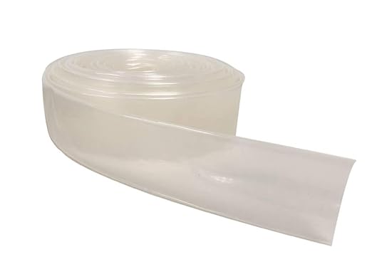 Kable Kontrol Heat Shrink Tubing - 5/8” Inch - 50' Ft Long, Clear Polyolefin - 2:1 Industrial Shrink Tube & Cable Sleeve for Electrical Wire Insulation - Rated for 600 V