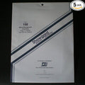 Strip Style Black Stamp Mounts Size 158 by Showgard