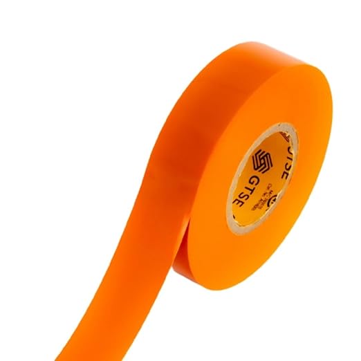 GTSE Orange Electrical Tape, 10 Rolls – Waterproof, Industrial Grade Vinyl, 3/4 in x 66ft– Strong Self-Adhesive PVC Electric Tape for Wire Insulation, 7 Mil, 600V – UL/CSA Listed