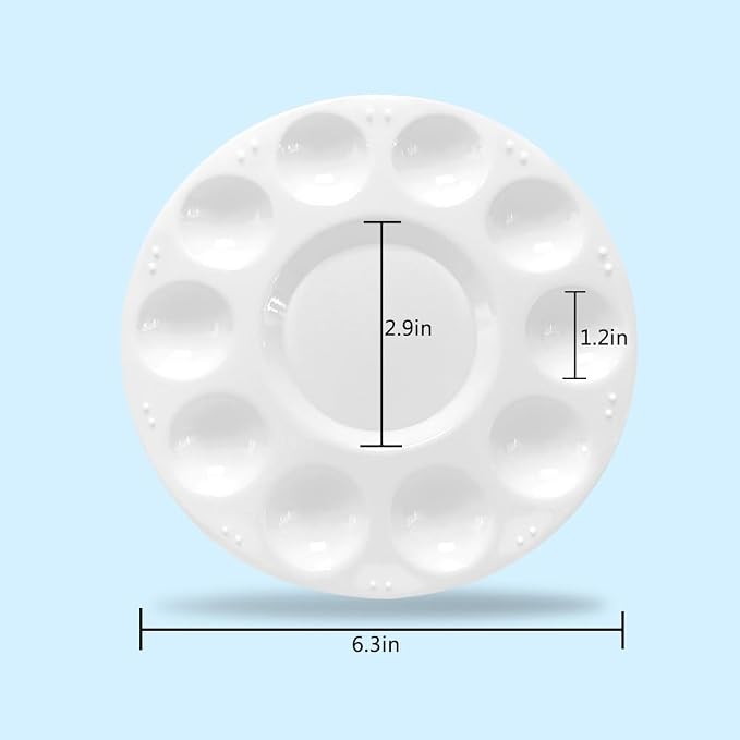 28pcs Paint Tray Palettes Plastic - Image 4