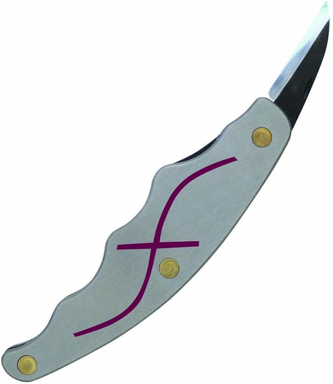 FLEXCUT Detail Jack | Ergonomic Wood Carving Knife with Aluminum Pistol Grip Style Handle Minimizes Hand Fatigue | Made in the USA | JKN90
