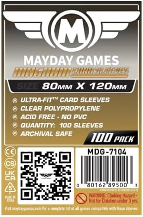 Mayday Games Tides of Time Game Accessory- Standard Card Sleeve Bundle by MAYDAYGAMES