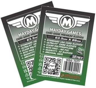 Mayday Games Horrified: American Monsters -Premium Compatible Card Sleeve Bundle by MAYDAYGAMES
