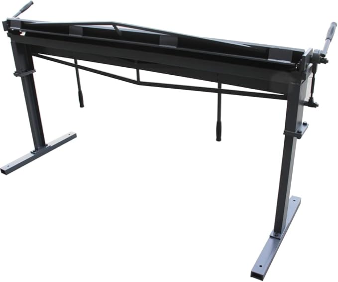 KAKA INDUSTRIAL Sheet Metal Brake, 72-Inch Precision Metal Brake Bender, 22-Gauge Mild Steel Capacity Metal Break, 0-120 Degrees Adjustable Straight Sheet Metal Bender MB-72