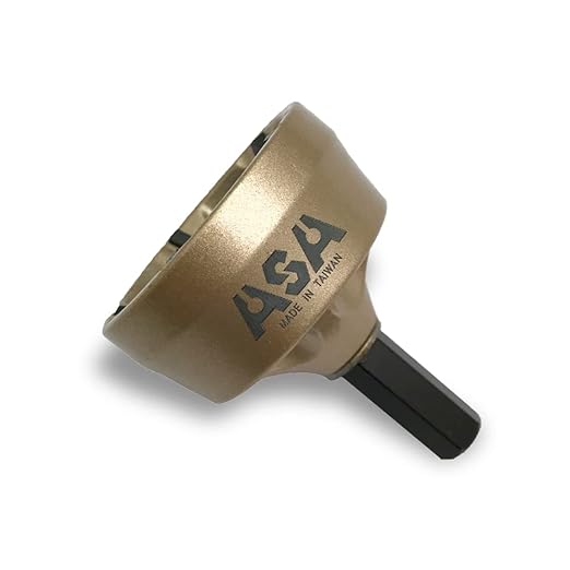 ASA Tools Deburring External Chamfer Tool, Tungsten Blade, Deburring Drill Bit, Remove Burr Tools for Fit 1/8"-3/4"(3mm-19mm)