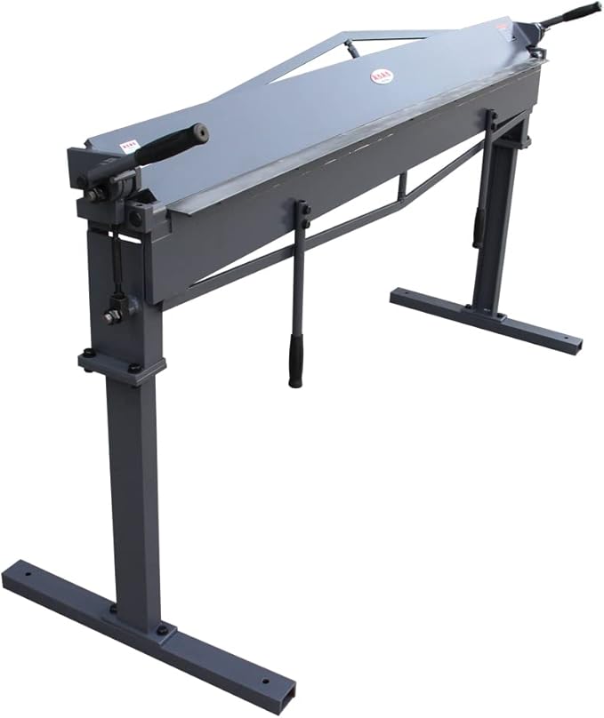 KAKA INDUSTRIAL Sheet Metal Brake, 72-Inch Precision Metal Brake Bender, 22-Gauge Mild Steel Capacity Metal Break, 0-120 Degrees Adjustable Straight Sheet Metal Bender MB-72