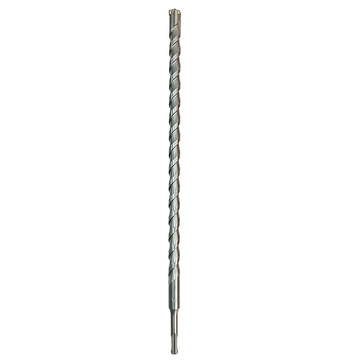 3/4 Inch x 18 Inch SDS Plus Rotary Hammer Drill Bit, Carbide Tipped for Brick, Stone, and Concrete (3/4" x 18")