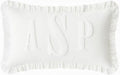 mia'spillow lab Monogrammed Custom Name Punch Needle Pillow, Personalized Pillow by MiasPillowLab