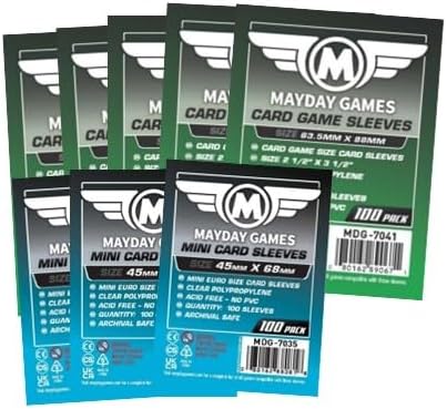 Mayday Games Nemesis Retaliation -Standard Compatible Card Sleeve Bundle by MAYDAYGAMES