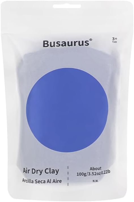 100g Blue Air Dry Foam Clay, DIY Magic Model Clay by BusaurusToys