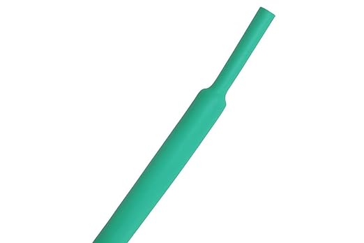 Kable Kontrol Heat Shrink Tubing - 3/4” Inch - 10' Ft Long, Green Polyolefin - 2:1 Industrial Shrink Tube & Cable Sleeve for Electrical Wire Insulation - Rated for 600 V