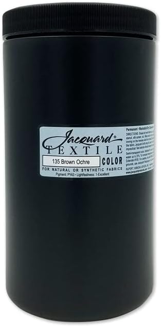 Jacquard Textile Color Brown Ochre by Jacquard