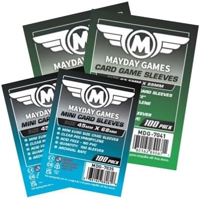Mayday Games Nemesis -Standard Compatible Card Sleeve Bundle by MAYDAYGAMES