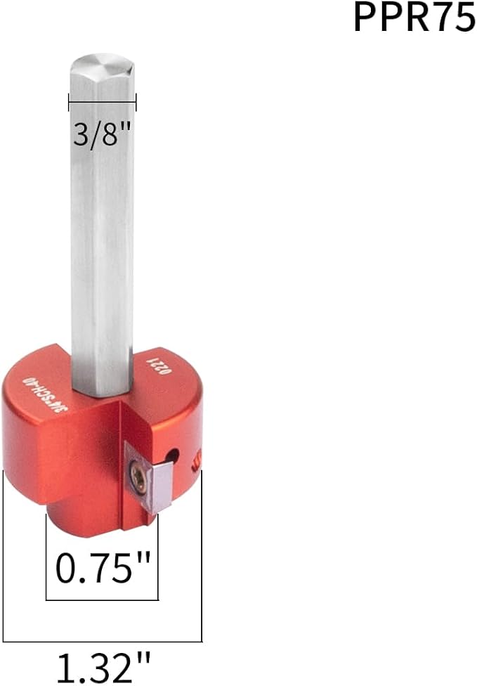 2 Wings PVC Pipe Reamer, Plastic PVC Pipe Fitting Saver Kit Fit into Standard 1/2" Drills 0.75inch Head Socket Saver Tool