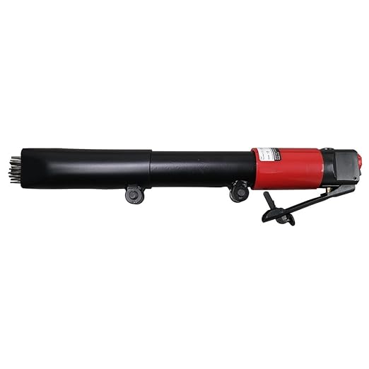 CS Unitec | 2B Needle Scaler with Vacuum Shroud Basic Kit | 19 Needle Air Chisel | 6 Sets | Professional Grade Inline Grip | Air Power 5.5 CFM - 121.2099 VS Basic Kit