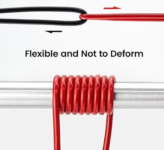1000V 2PCS Double-Ended Alligator Clip Leads for Electrical Testing, 3.3ft, Test Leads with Alligator Clips & Jumper Wires