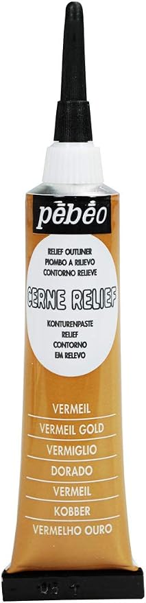 Pebeo Vitrau Outliner 0.7 fl oz, Vermeil Gold 460100 by Unknown