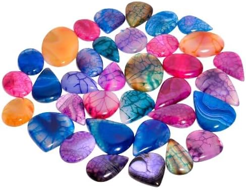 Natural Loose Gemstone 5 Piece Cabochons Lot Jewelry Making Loose Gemstone by Crysmona